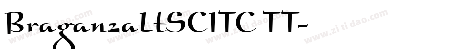 BraganzaLtSCITC TT字体转换